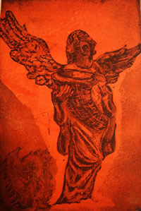 Oben und unten, Aquatinta