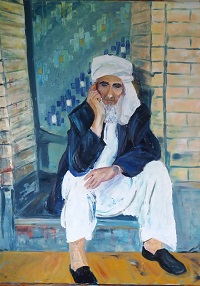 Hallo Mister Trump, Öl, 80x100 cm