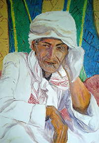 Moussa, Öl, 50x70 cm