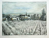 Obere Bergstraße, Aquatinta